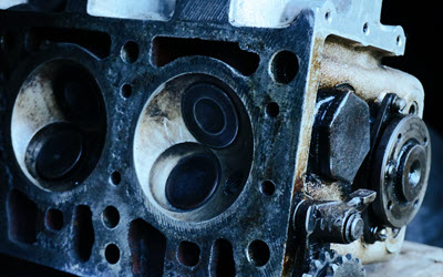 Honda Disassembled Engine Block